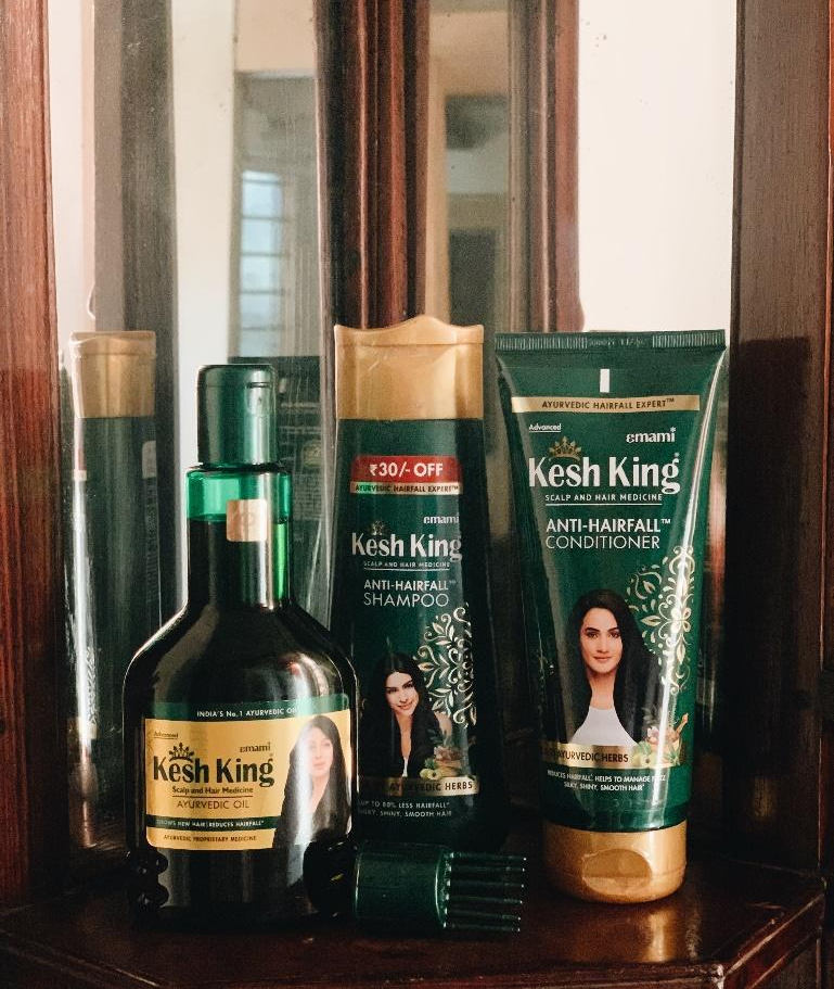 How to treat Dry scalp with Kesh King Oil?