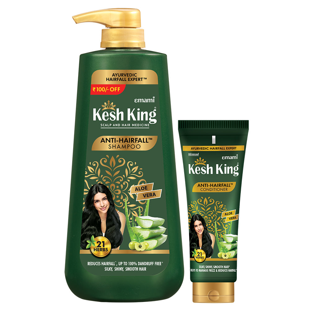 Kesh King Ayurvedic Anti Hairfall Combo