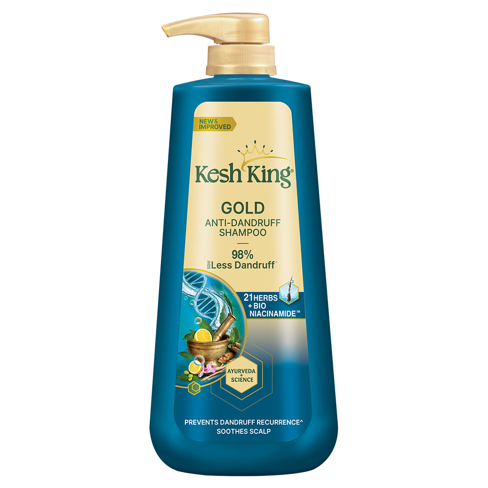 Kesh King Gold Anti-Dandruff Shampoo-600 ml