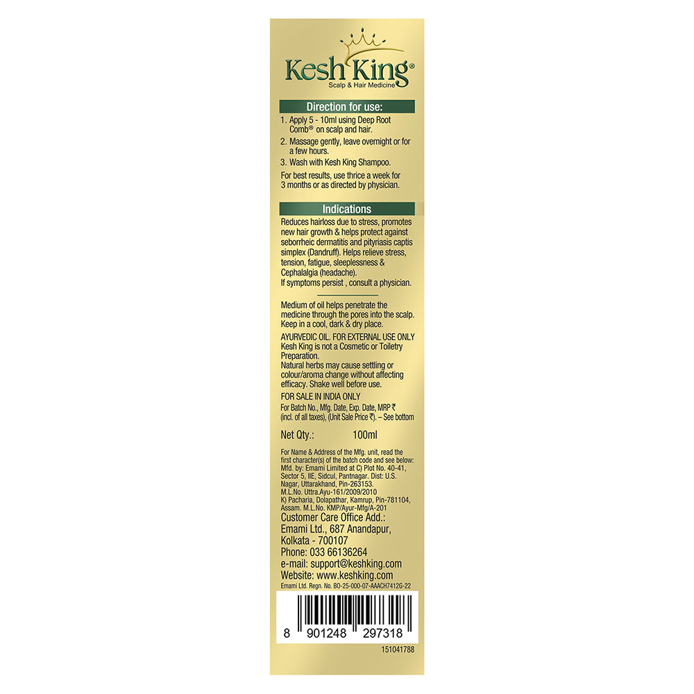 Kesh King Gold Ayurvedic Oil 100ml