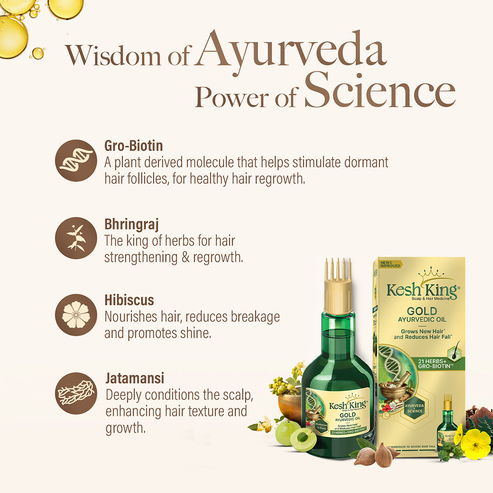 Kesh King Gold Ayurvedic Oil 30ml