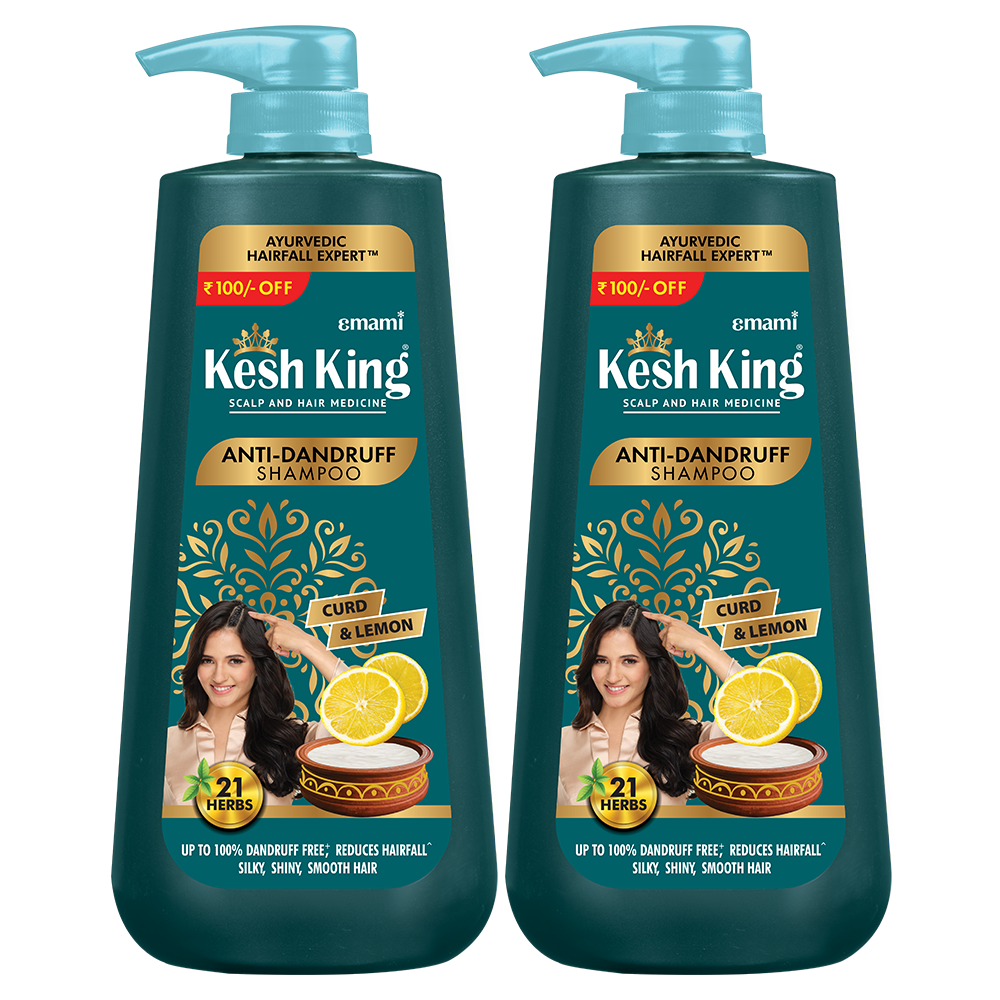 Kesh King Ayurvedic Anti Dandruff Shampoo 600 ML - Pack of 2