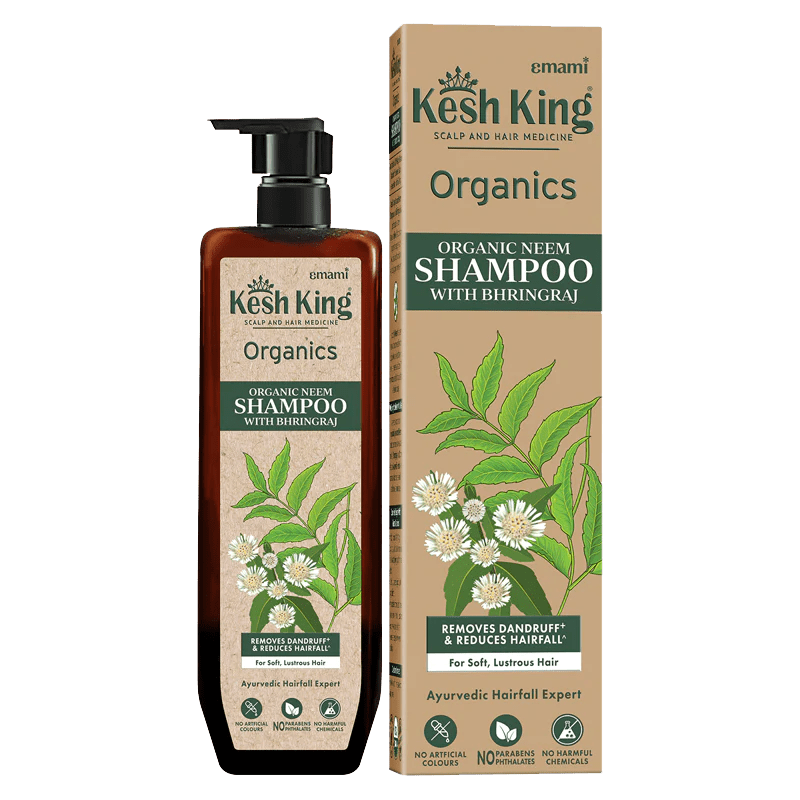 Kesh King Organics - Organic Neem Shampoo With Bhringraj