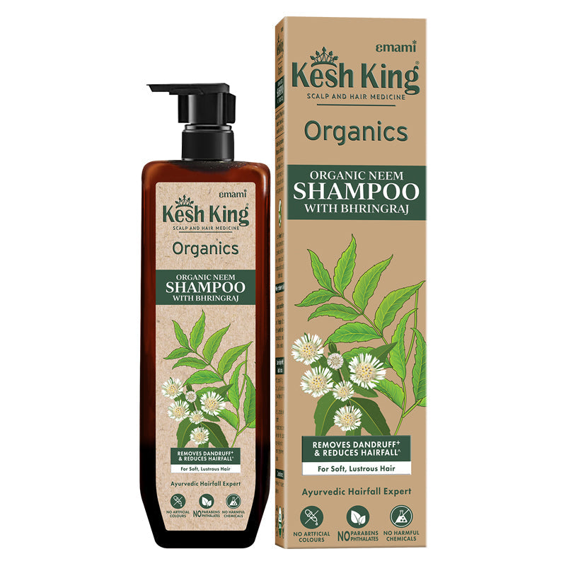 Kesh King Organics - Organic Neem Shampoo With Bhringraj