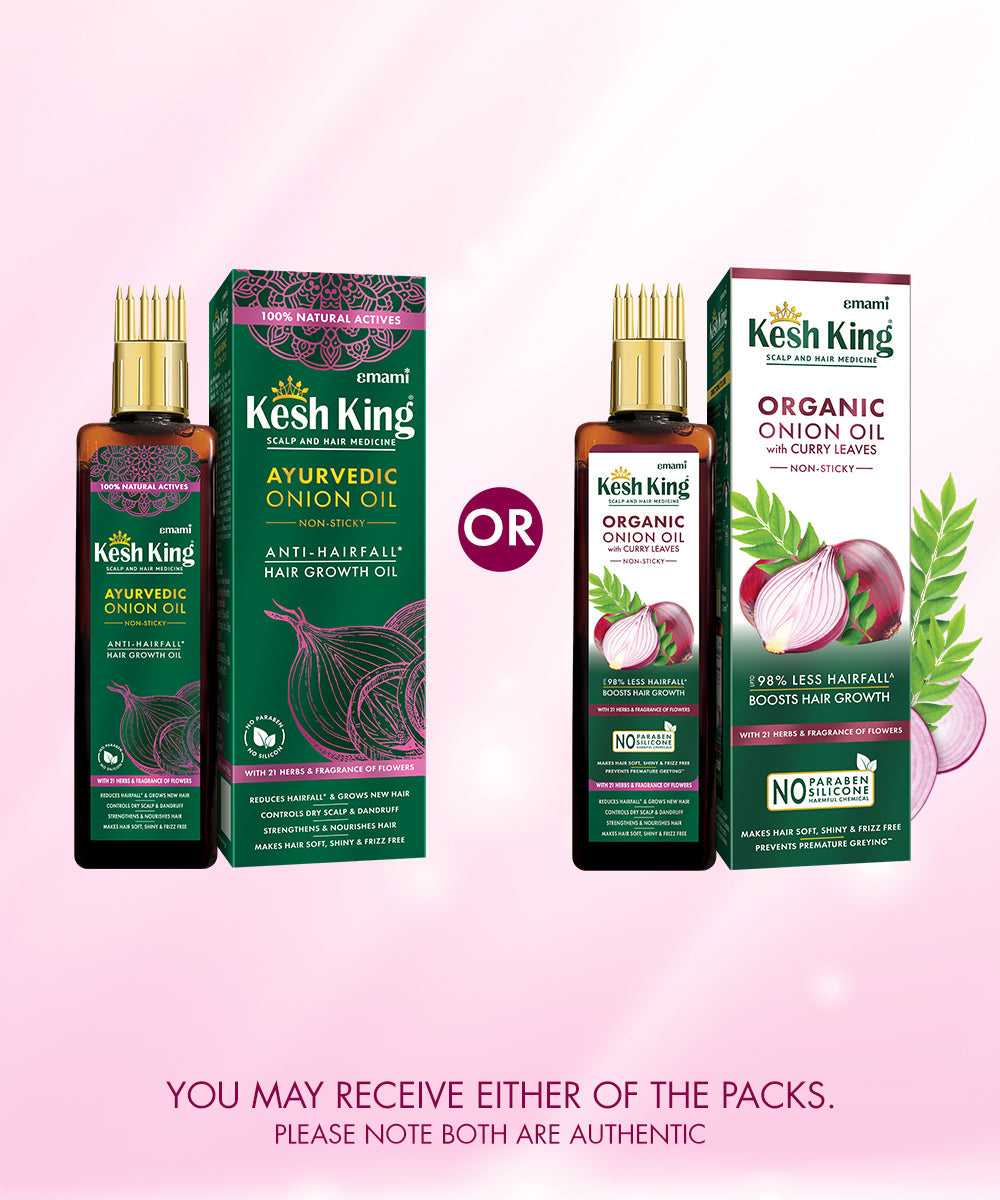 Kesh King Organic Onion Oil With Curry Leaves 200ml