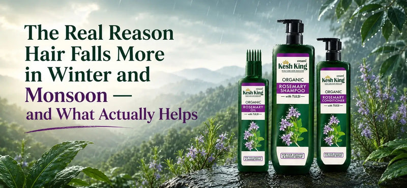 The Real Reason Hair Falls More in Winter and Monsoon - and What Actually Helps