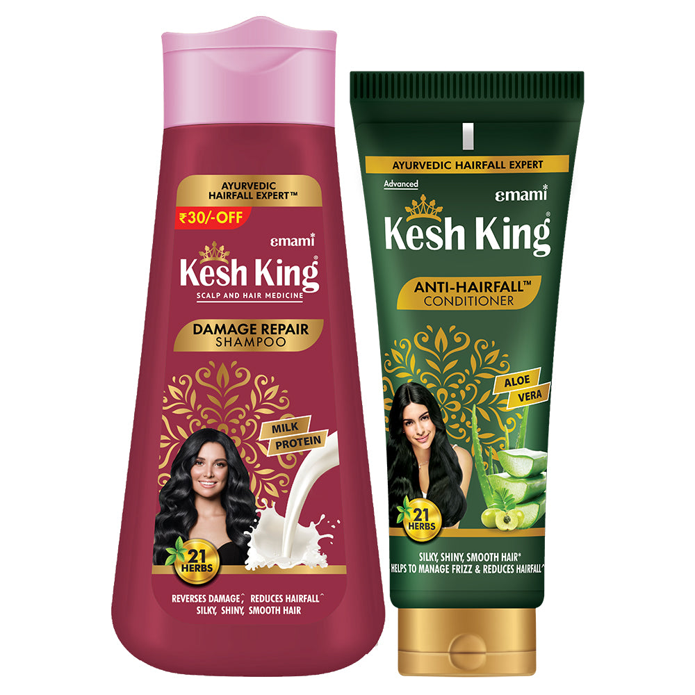 Kesh King Ayurvedic Hair Damage Repair Kit
