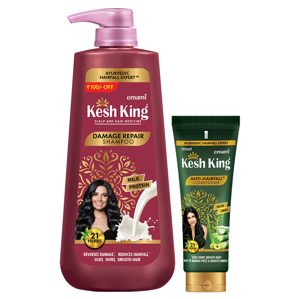 Kesh King Ayurvedic Hair Damage Repair Combo