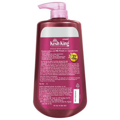 Kesh King Ayurvedic Damage Repair Shampoo 1L