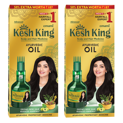 Kesh King Ayurvedic Medicinal Oil 300ml (Pack of 2)