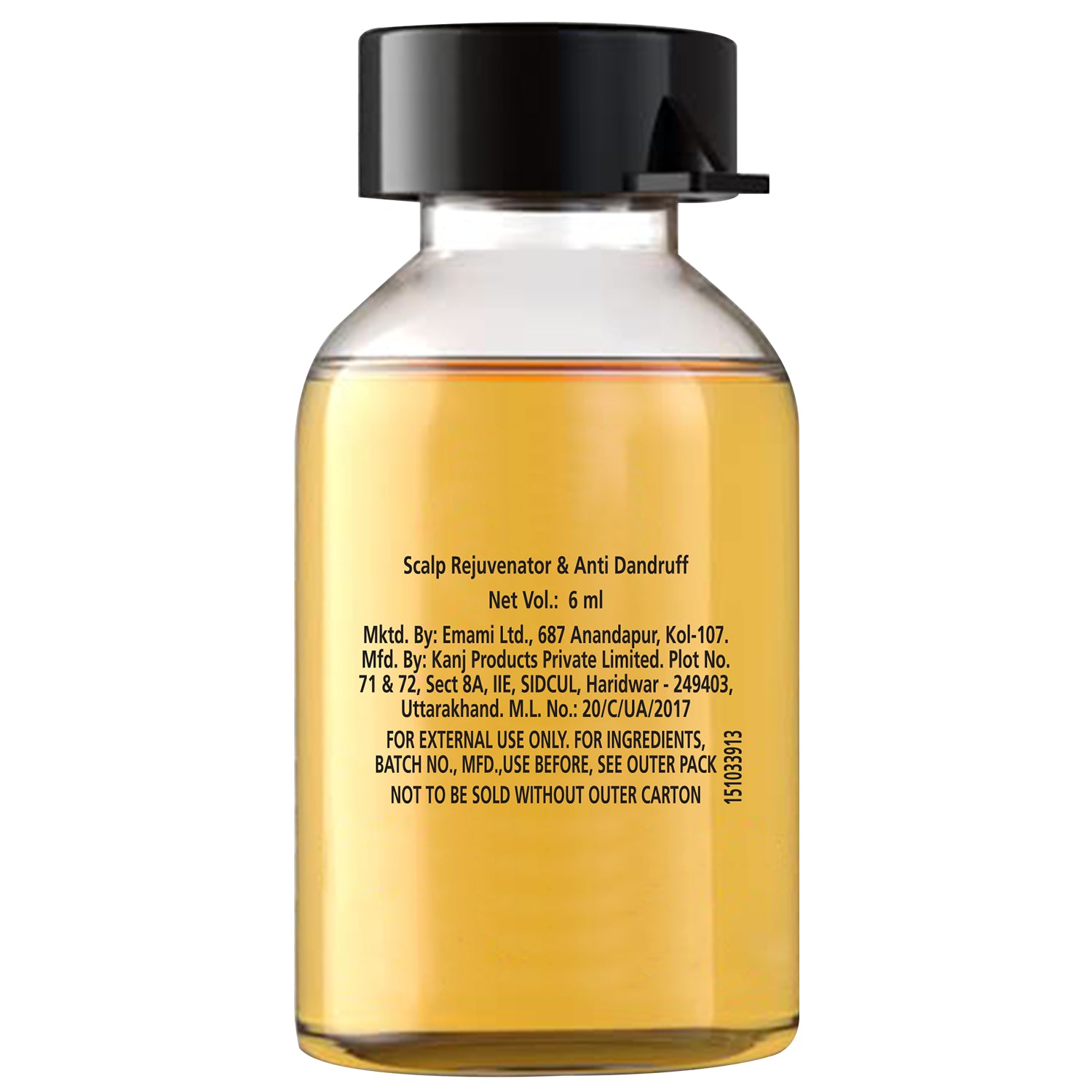 Kesh King Organics Neem, Bhringraj &amp; Tea Tree Booster Hair Oil Shots - 48ml