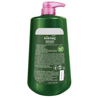 Kesh King Organic Onion Shampoo With Curry Leaves - 1L