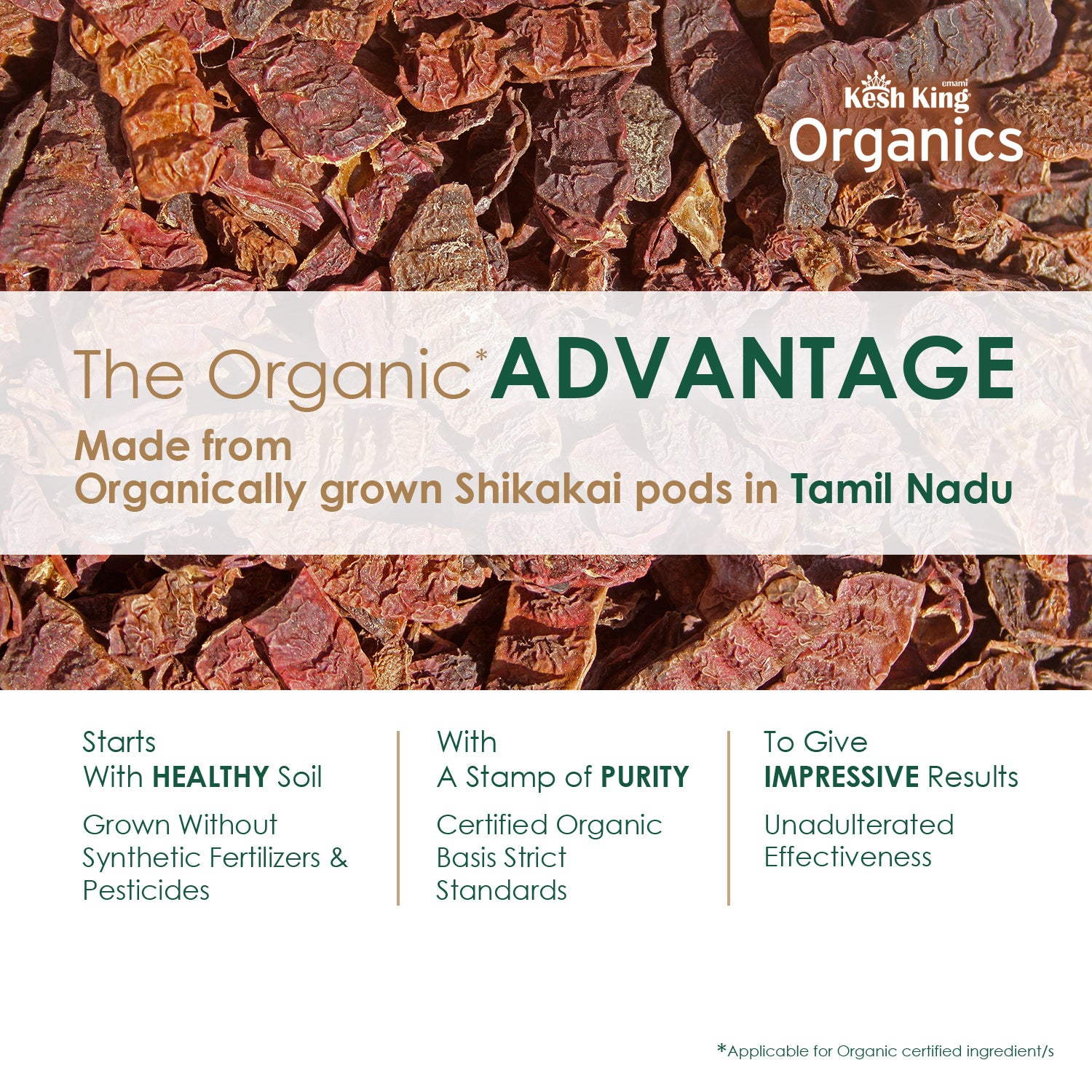 Kesh King Organics Organic Shikakai Powder 100g