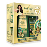 Kesh King Gold Anti-Hairfall Kit, For Soft, Smooth & Voluminous Hair (2 Items in the set)
