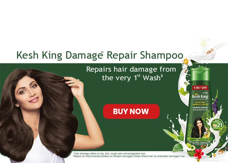 Kesh King Damage Repair Shampoo Page Banner