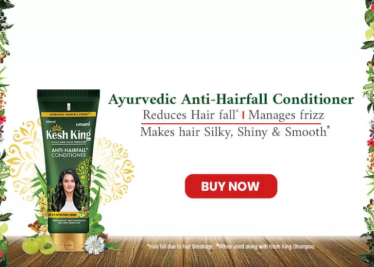 Kesh king Ayurvedic Anti-Hair fall Conditioner Page Banner