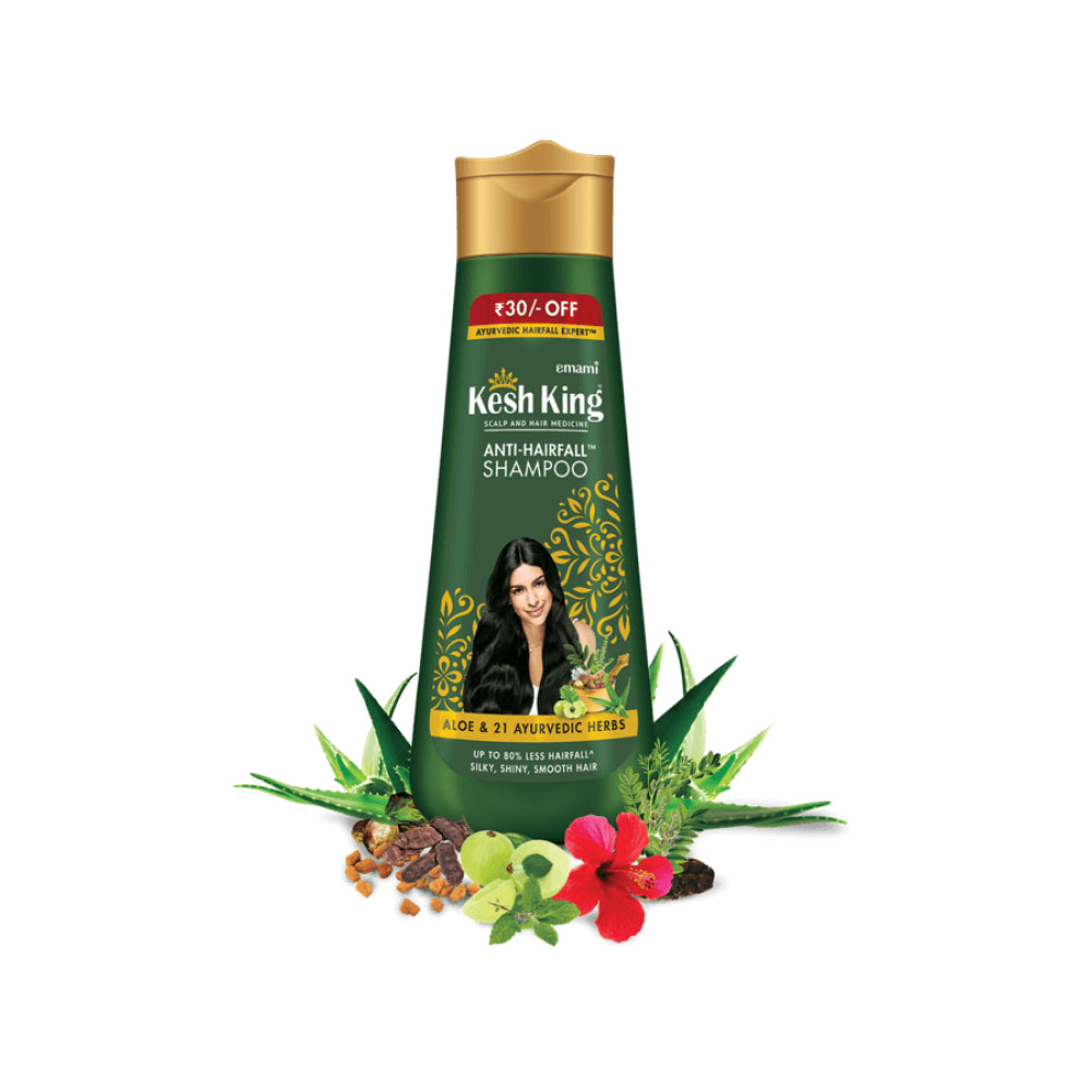 Kesh King Ayurvedic Anti-Hairfall Oil Shampoo Combo