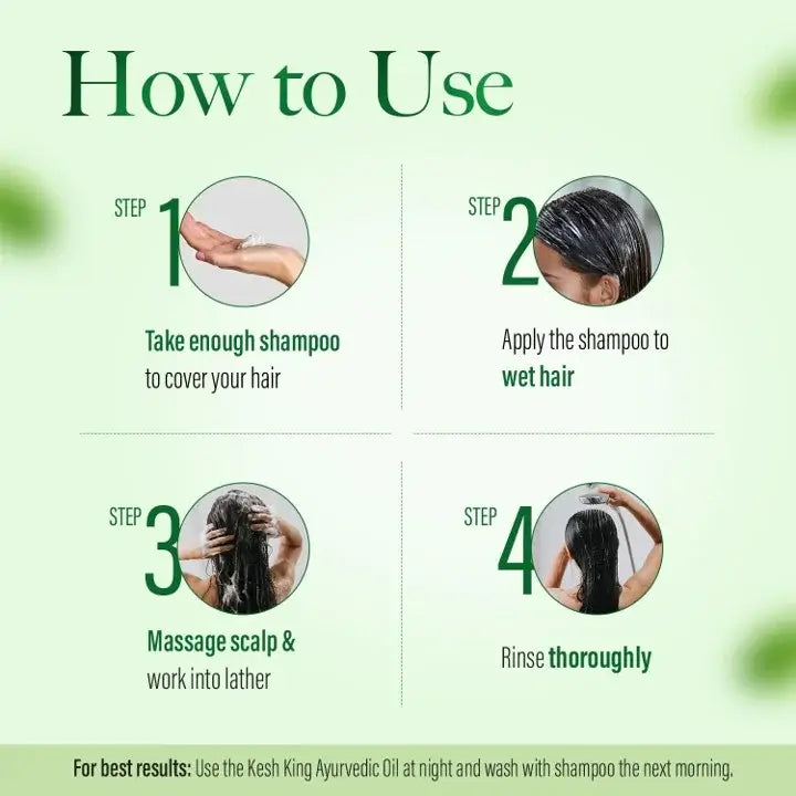Kesh King Gold Anti-Hairfall Shampoo how to use
