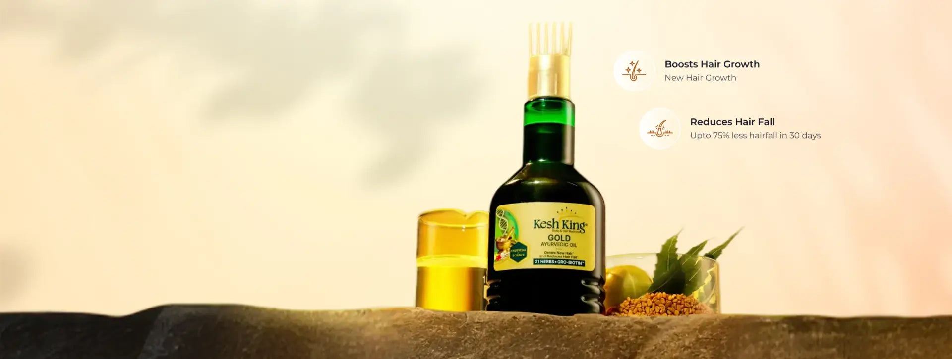 Kesh King Gold Ayurvedic Oil