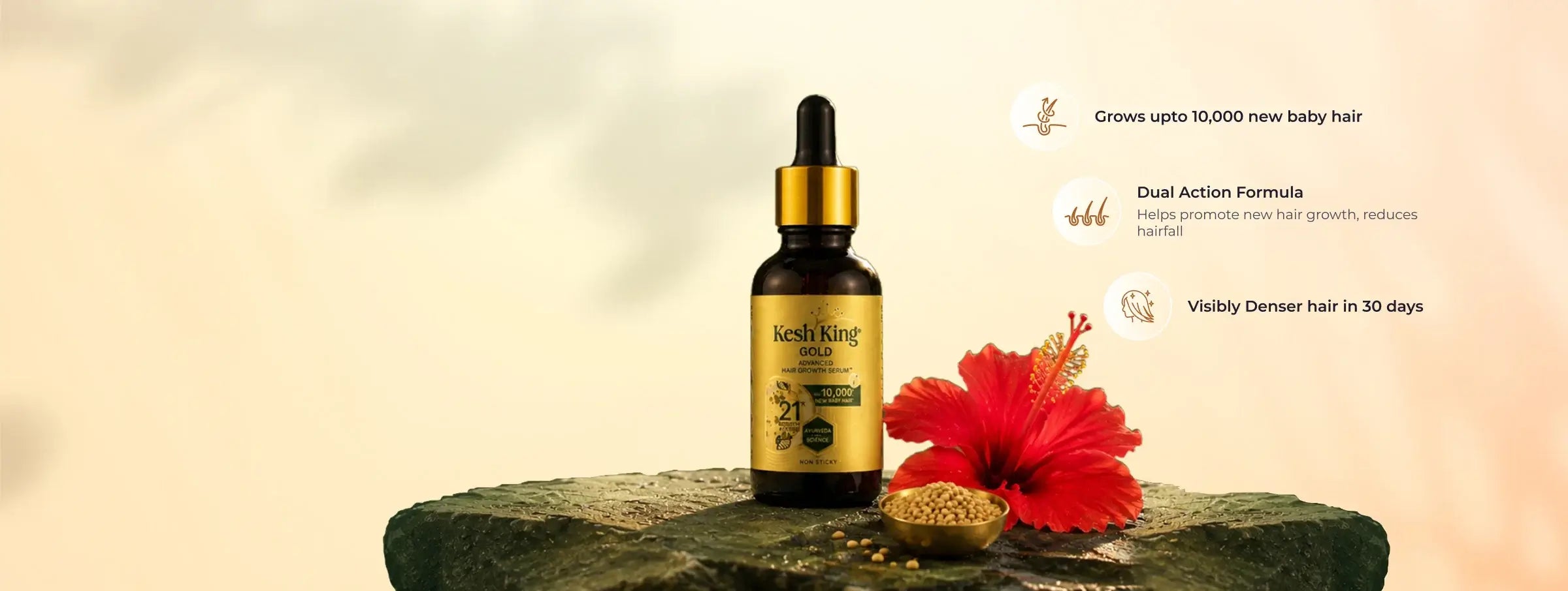 Kesh King Gold Advanced Hair Growth Serum