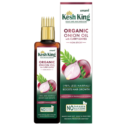 Kesh King Organic Onion Oil With Curry Leaves 100ml
