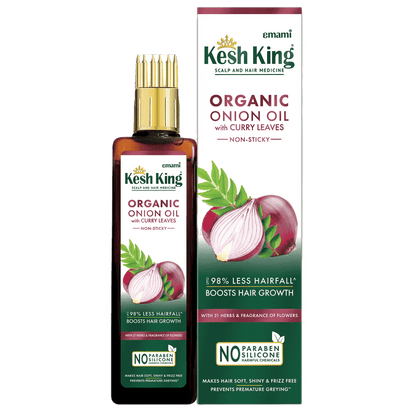 Kesh King Organic Onion Oil With Curry Leaves 200ml