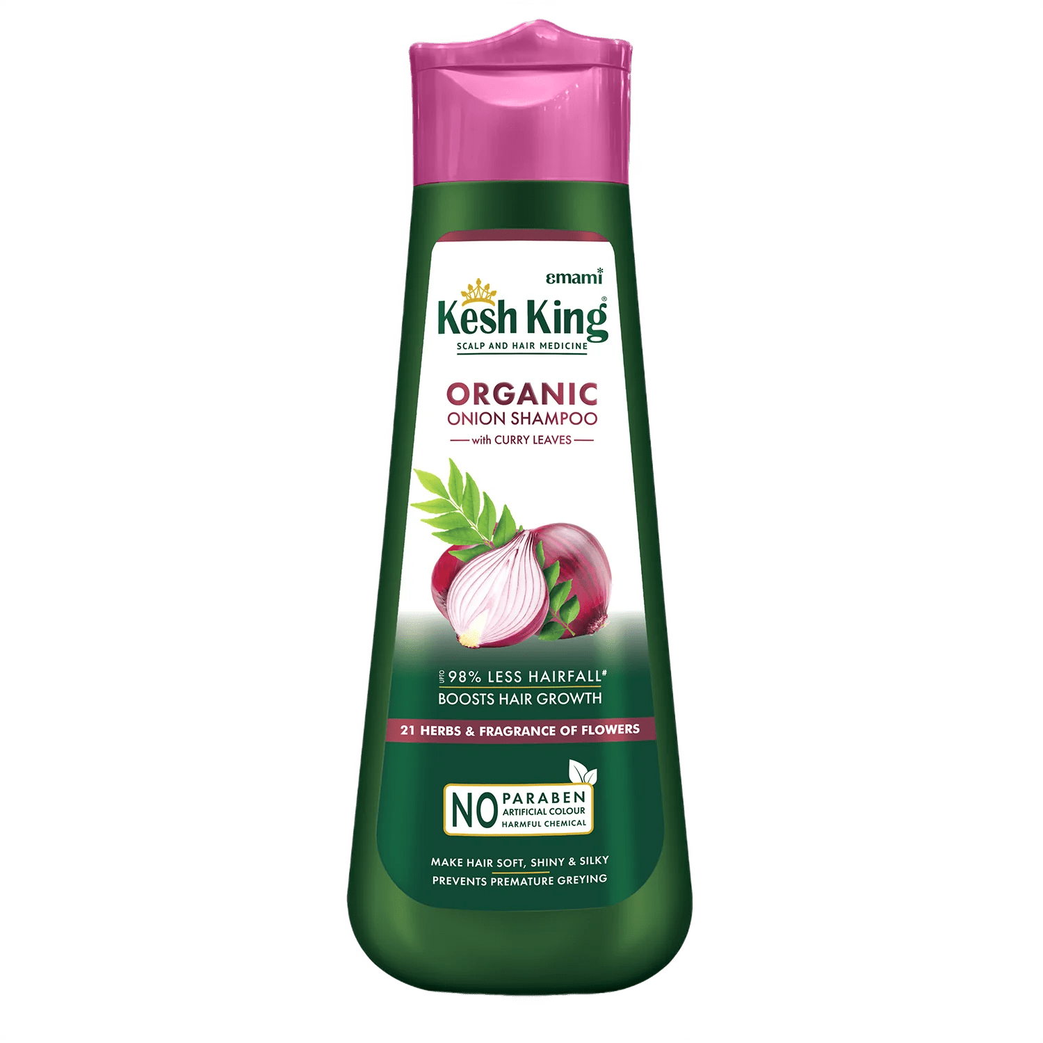 Kesh King Organic Onion With Curry Leaves Shampoo