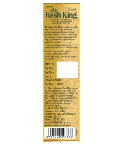 Kesh King Ayurvedic Medicinal Oil 100ml