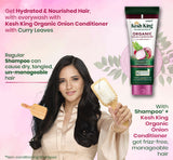 Kesh King Organic Onion Conditioner with Curry Leaves for hydrated and nourished hair 200 ml