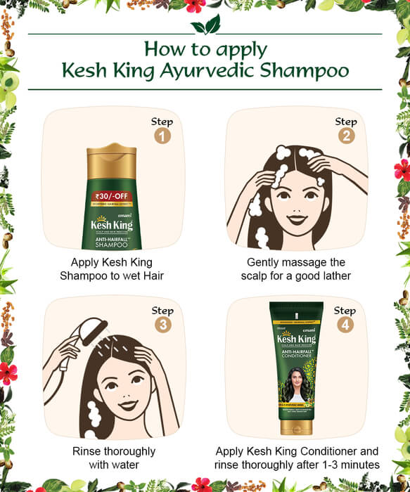 Kesh King Ayurvedic Anti Hair Fall Shampoo 80ml