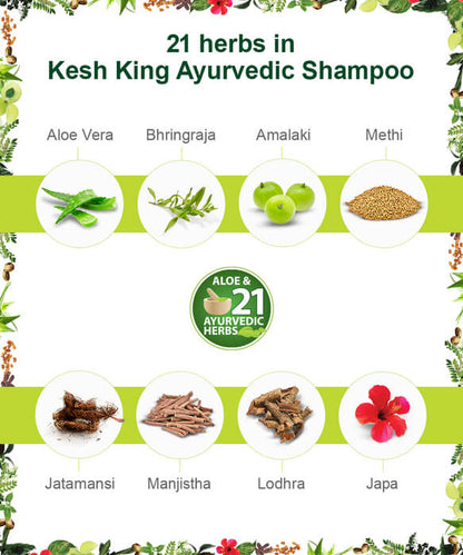 Kesh King Ayurvedic Anti Hair Fall Shampoo 80ml