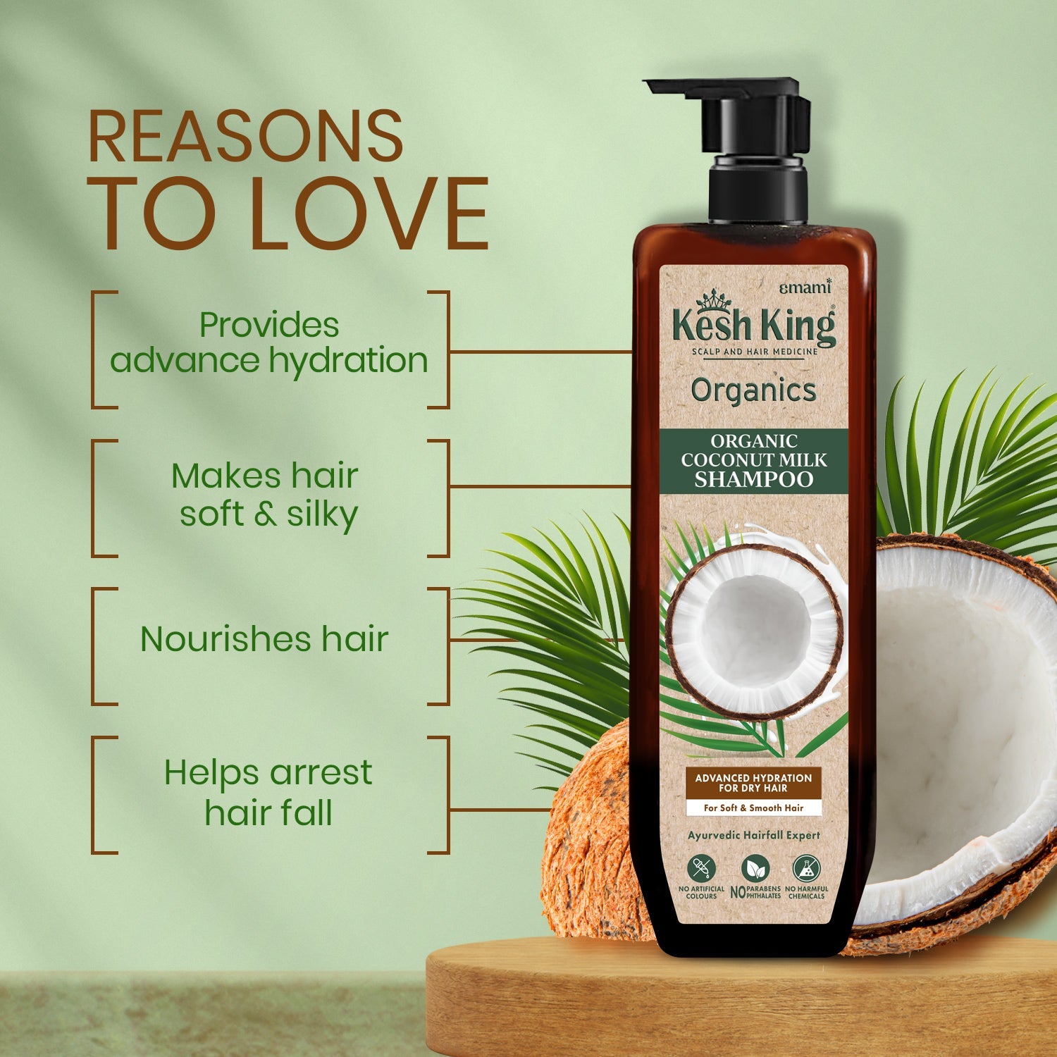 Kesh King Organics Coconut Milk Shampoo