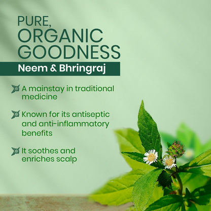 Kesh King Organics - Organic Neem Shampoo With Bhringraj