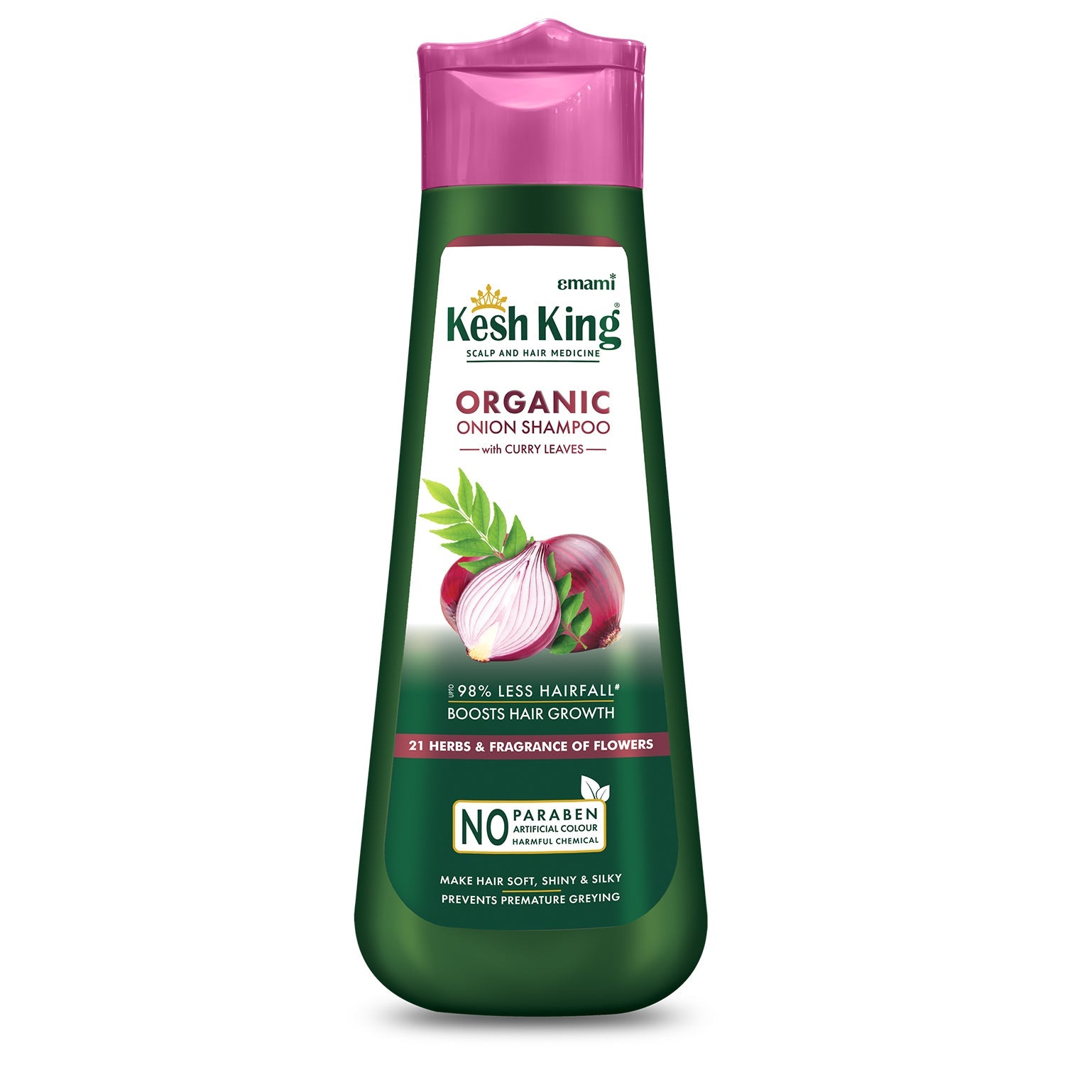 Kesh King Organic Onion Shampoo With Curry Leaves - 300ml